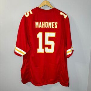Men's Nike NFL Patrick Mahomes #15 Jersey – Red Kansas City Chiefs Elite…
